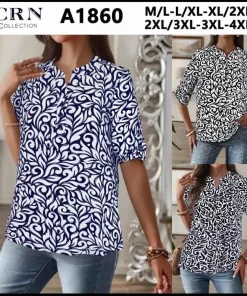 Bluzki damskie, size m-4xl,paczka 12szt,mix kolor