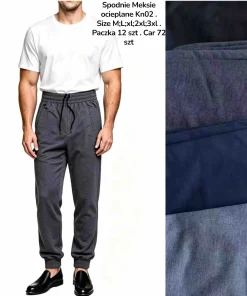Spodnie MĘSKIE, size m-3xl,Paczka 12szt, mix kolor