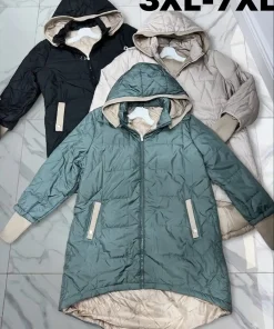 Kurtki damskie ,size 3xl-7xl,Paczka 5szt, 1kolor