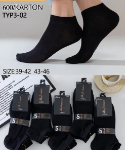 Stopki MĘSKIE,Size 39-46,paczka 40szt, 1 kolor