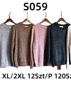 Swetry Damskie, size m/l-xl/2xl,Paczka 12szt ,mix kolor