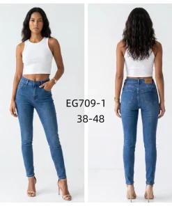 Jeansy Damskie, size 38-48,Paczka 10szt ,1 kolor