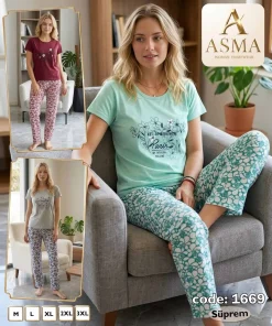 Piżamy Damskie,size m-3xl,Paczka 15szt ,mix kolor