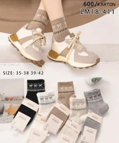 Skarpety Damskie,size 35-42,Paczka 40szt ,mix kolor
