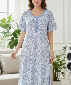 Koszule nocne damskie,size m-3xl, Paczka 10szt ,mix kolor