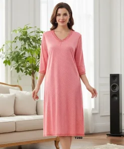 Koszule nocne damskie,size l-4xl, Paczka 10szt ,mix kolor
