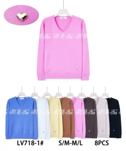 Swetry Damskie,size s/m-m/l,paczka 8szt ,mix kolor