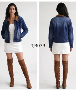 Kurtki Jeansowe Damskie,size xs-xl,paczka 12szt, 1 kolor