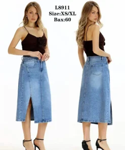 Spódnica długa Damskie, size xs-xl,Paczka 12szt, 1 kolor