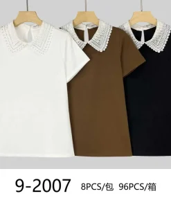 Bluzki damskie,size uni,Paczka 8szt,mix kolor