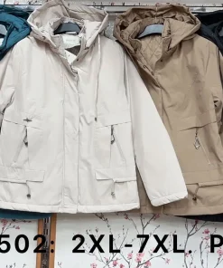 Kurtki damskie ,size 2-7xl,Paczka 6szt, 1kolor