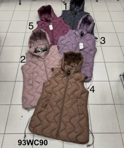 Kamizelki damskie,size 2-7xl,paczka 6szt ,1kolor