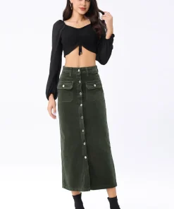 Spódnica długa damskie,size xs-xl,paczka 6szt ,1kolor