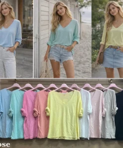 Bluzki Damskie ,size uni,paczka 6szt,mix kolor