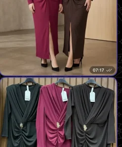 Sukienki Damskie WŁOSKA,Size uni,paczka 6szt, mix kolo