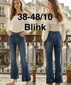 Jeansy Damskie, size 36-46,Paczka 12szt ,1kolor