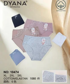 Majtki damskie,Size xl-3xl,paczka 24szt, mix kolor