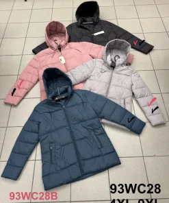 Kurtki damskie,size 4-9xl,paczka 6szt ,1kolor