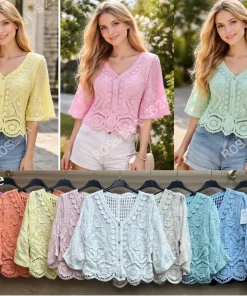 Bluzki damskie, size uni,paczka 6szt,mix kolor