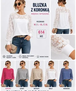 Bluzki Damskie,Size m/l-xl/2xl,paczka 12szt, mix kolor