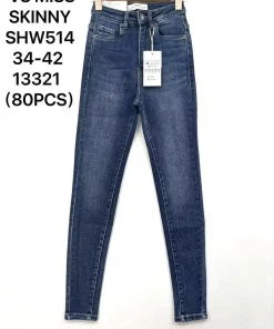 Jeansy Damskie,Size 34-42,paczka 10szt, 1 kolor