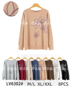 Swetry damskie, size m/l-xl/2xl,paczka 8szt,mix kolor