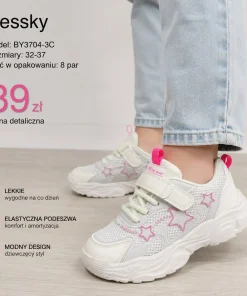 Buty Sportowe DZIECIĘCE (32-37, 8p) 1 kolor