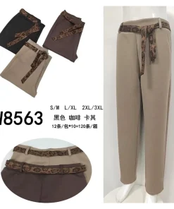 Spodnie damskie,size s/m-2xl/3xl,paczka 12szt ,mix kolor
