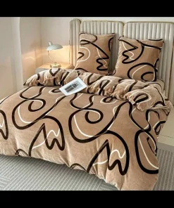 Komplet Pościeli,rozmiar :200cmX220c,m+25cm,Paczka 3szt ,1kolor