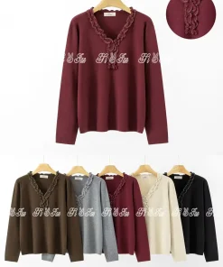 Swetry Damskie,size s/m-l/xl,paczka 8szt,mix kolor