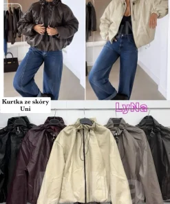 Kurtki Damskie WŁOSKA,Size uni,paczka 6szt, mix kolor