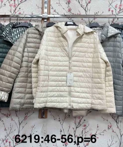Kurtki damskie ,size 46-56,Paczka 6szt, 1kolor