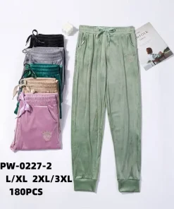 Spodnie Damskie,size s/m-2xl/3xl,Paczka 12szt,mix kolor