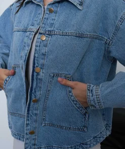 Kurtki Jeansowe Damskie,size s-2xl,paczka 5szt,1kolor