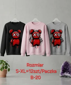 Bluzy, damskie,size s-xl,paczka 12szt,mix kolor