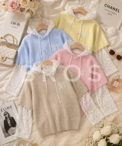 Swetry Damskie ,size uni,paczka 6szt,mix kolor