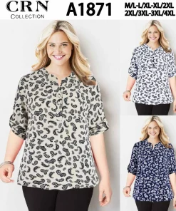 Bluzki damskie, size m-5xl,paczka 12szt,mix kolor