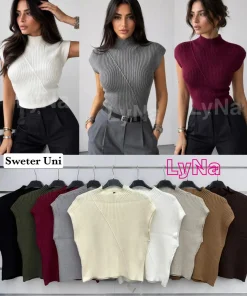 Swetry Damskie WŁOSKA,Size uni,paczka 6szt, mix kolor
