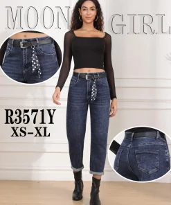 Jeansy Damskie, size xs-xl,Paczka 12szt, 1 kolor