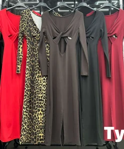Sukienki Damskie WŁOSKA,Size uni,paczka 6szt, mix kolor