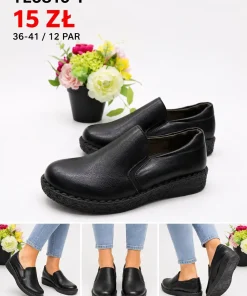 Buty Półbuty Damskie (36-41, 12par) 1 kolor