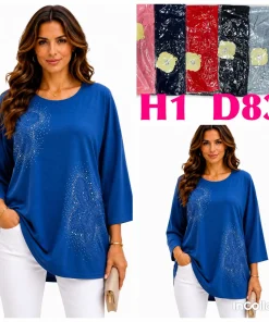 Bluzki Damskie,Size m/l-xl/2xl,paczka 12szt, mix kolor