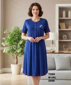Koszule nocne damskie,size m-3xl, Paczka 10szt ,mix kolor