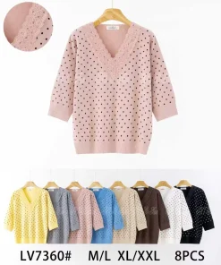 Swetry damskie, size m/l-xl/2xl,paczka 8szt,mix kolor