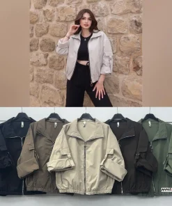 Kurtki Damskie WŁOSKA,Size uni,paczka 6szt, mix kolor