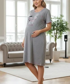 Koszule nocne damskie,size s-2xl, Paczka 10szt ,szary kolor
