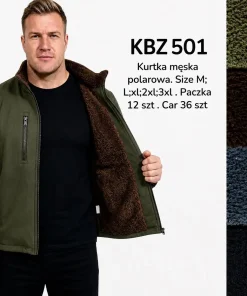 Kurtki MĘSKIE, size m-3xl,Paczka 12szt, mix kolor
