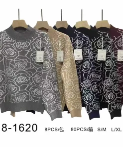 Swetry damskie,Size s/m-l/xl,paczka 8szt, mix kolor