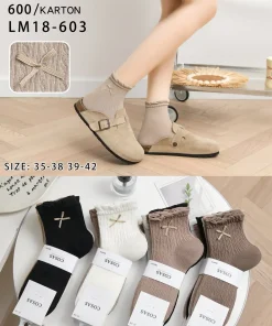 Skarpety Damskie,Size 35-42,paczka 40szt, mix kolor