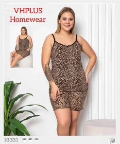 Piżama Damskie,Size 3xl-5xl,paczka 6szt, 1 kolor